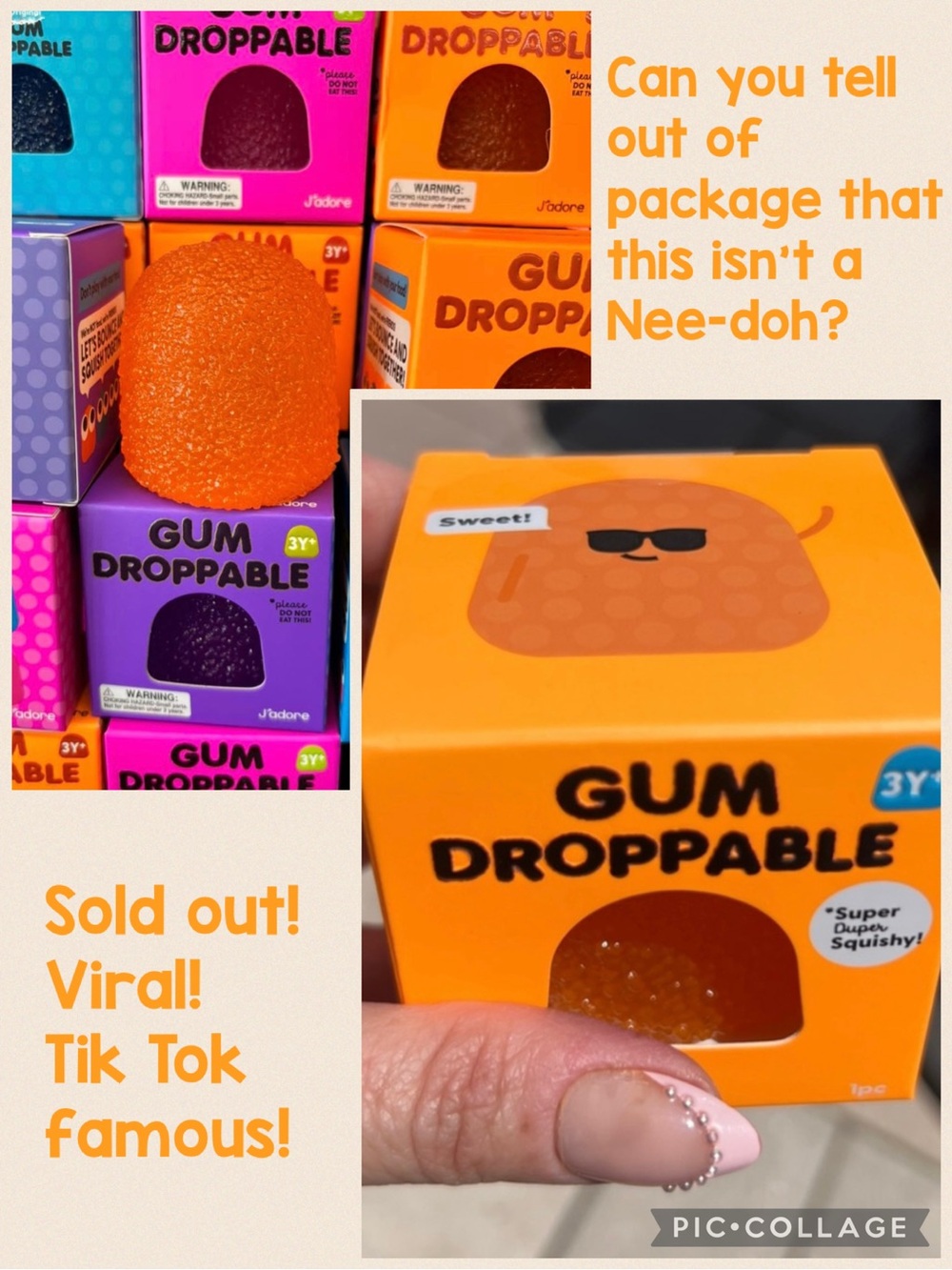 Adore Gum Droppable squishy Toy